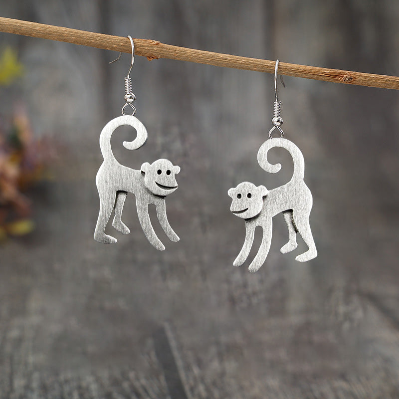 Vintage Monkey Earrings