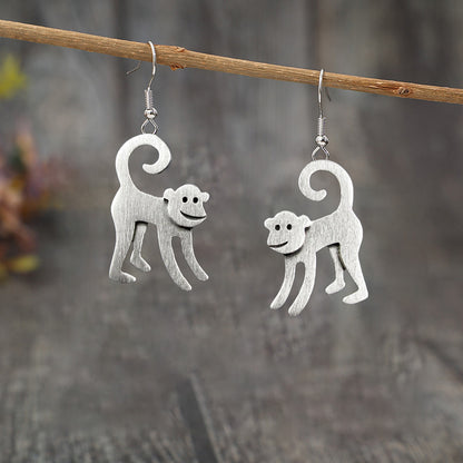Vintage Monkey Earrings
