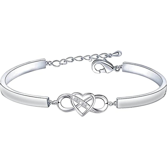 For Daughter - Always Keep Me In Your Heart  Infinity Bracelet