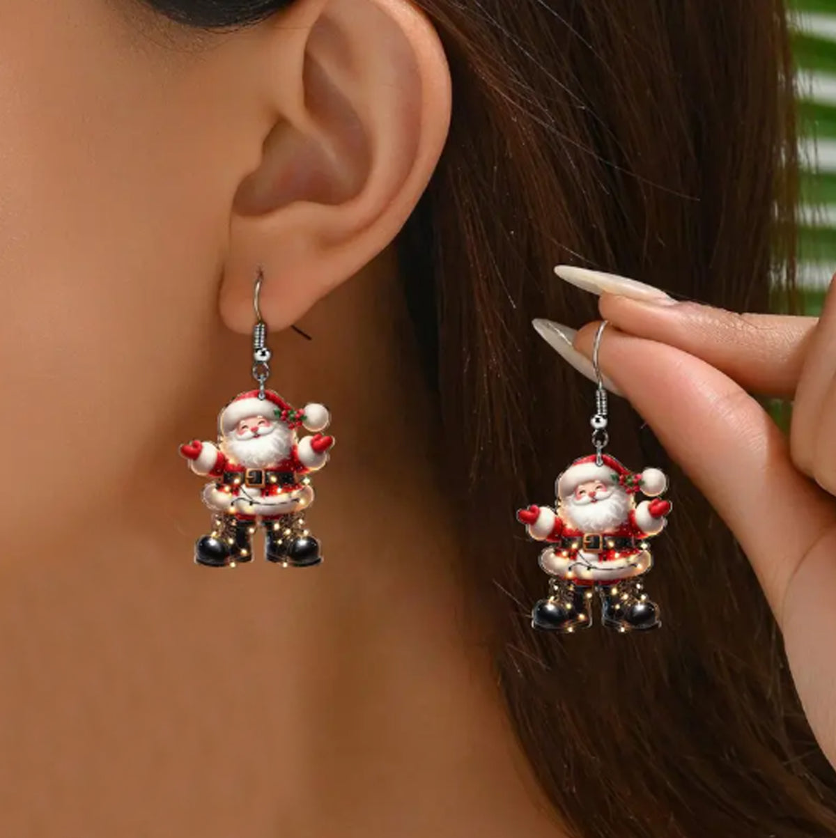 Christmas Santa Claus Earrings