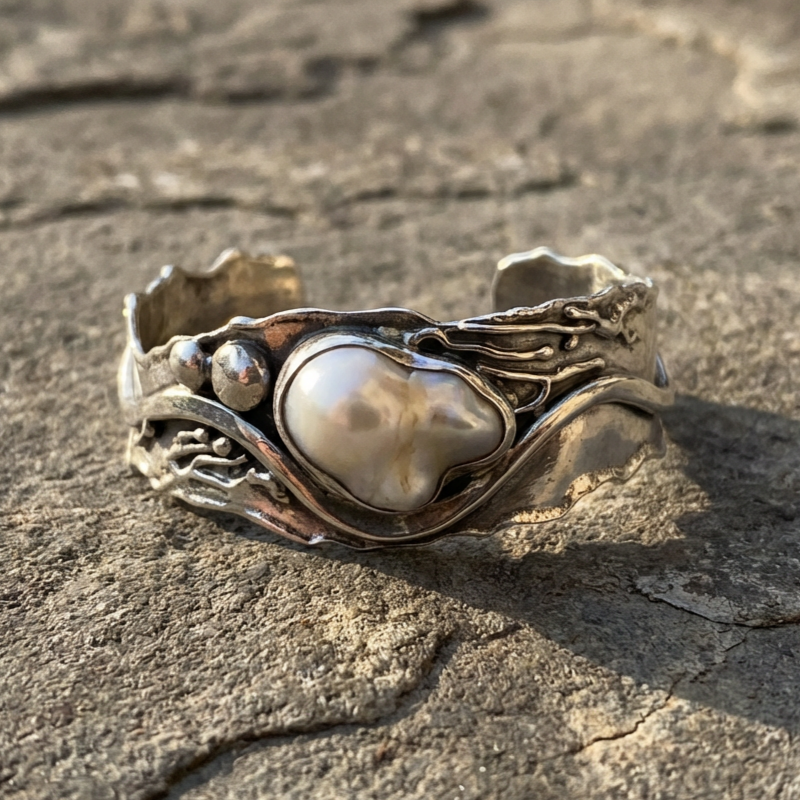 Vintage Pearl Irregular Ring