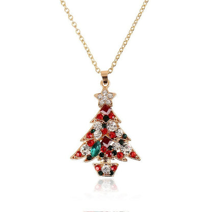 Vintage Christmas Set with Crystal Inlay