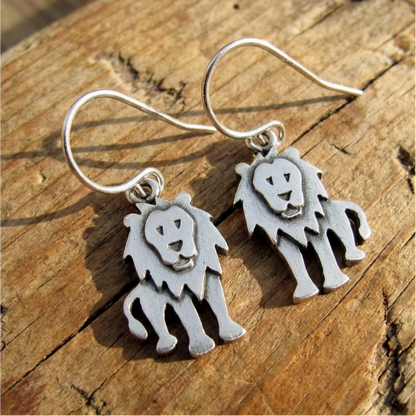 Vintage Lion Earrings