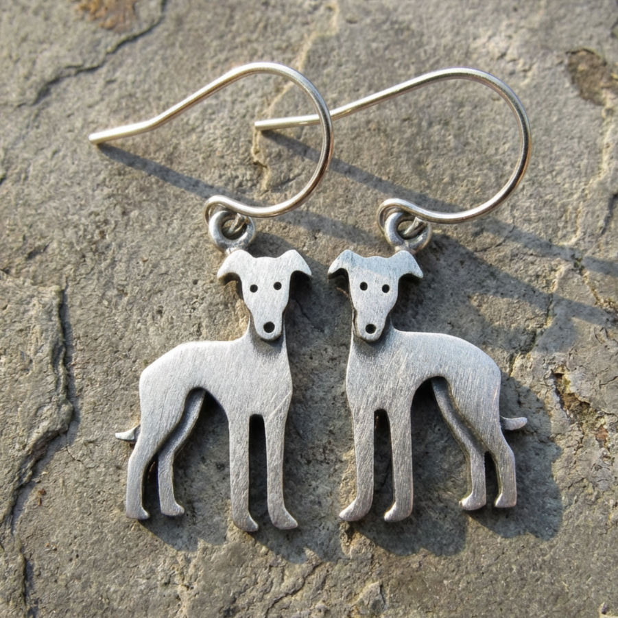 Vintage Greyhound Earrings