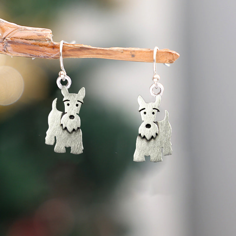 Vintage Scottish Terrier Earrings