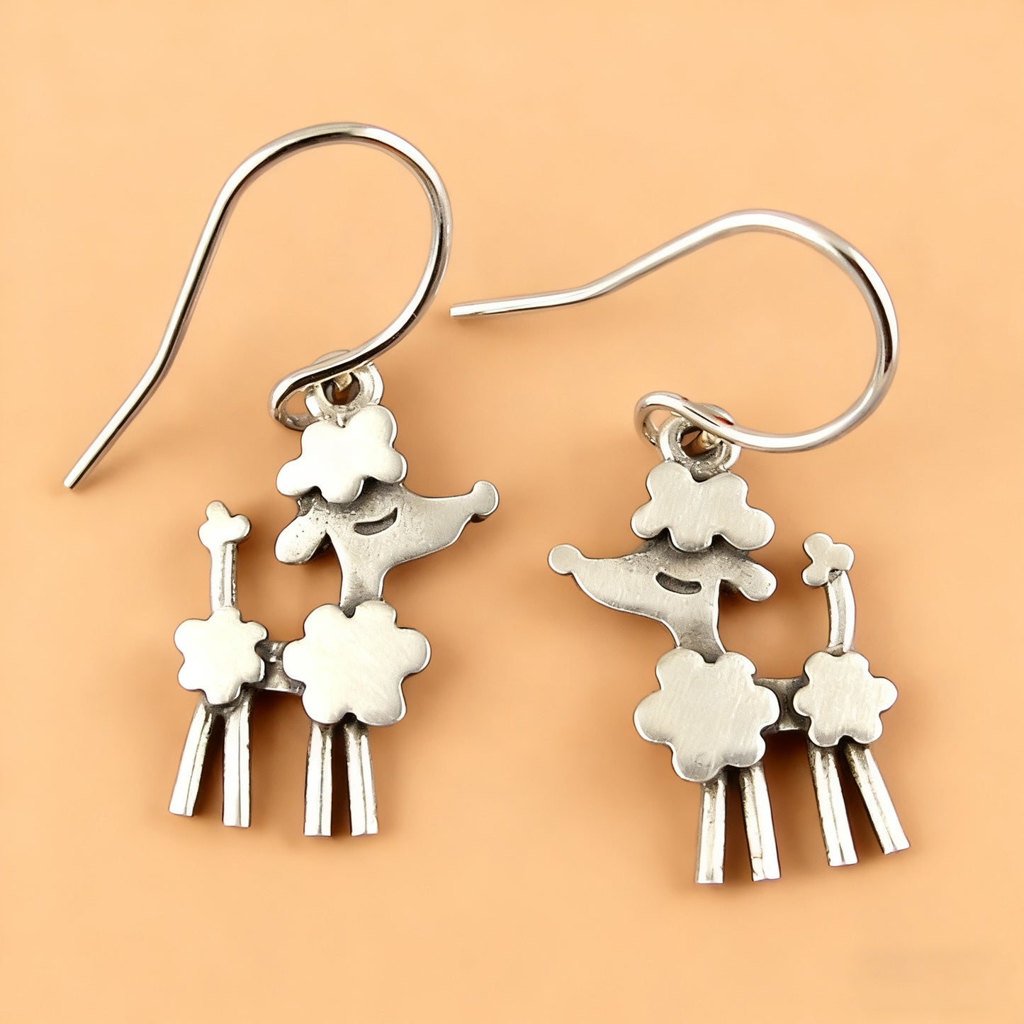Vintage Poodle Earrings