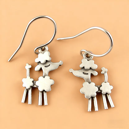Vintage Poodle Earrings