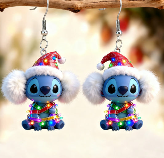 Christmas Monster Lantern Earrings