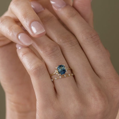 14k Gold Plated Engagement Promise Cubic Zirconia Ring