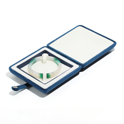 Blue Velvet Bracelet Case