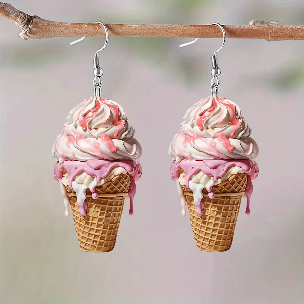 Christmas Ice Cream Earrings