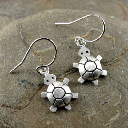 Tiny Turtle Earrings