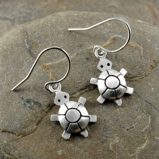 Tiny Turtle Earrings