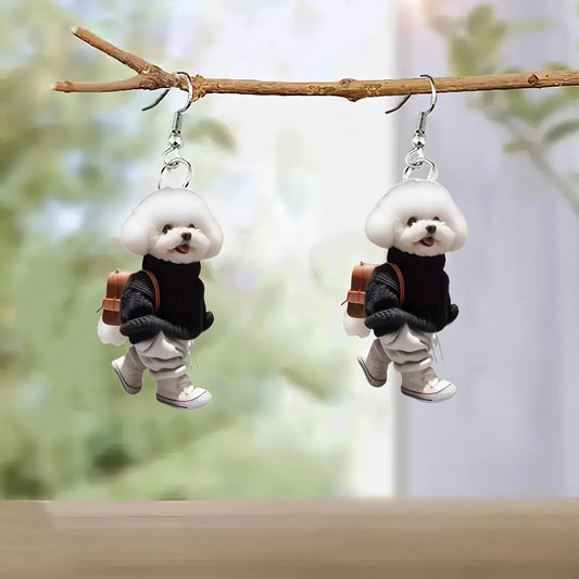 Cute Cartoon Dog Earrings
