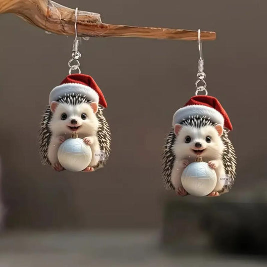 Cute Hedgehog Earrings