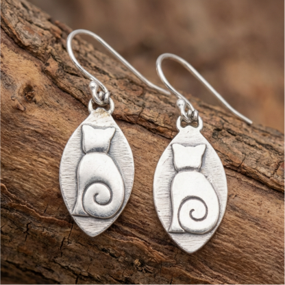 Vintage Cat Earrings
