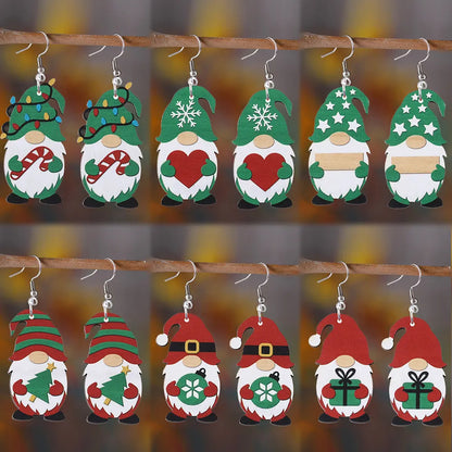 Vintage Christmas Cute Dwarf Earrings