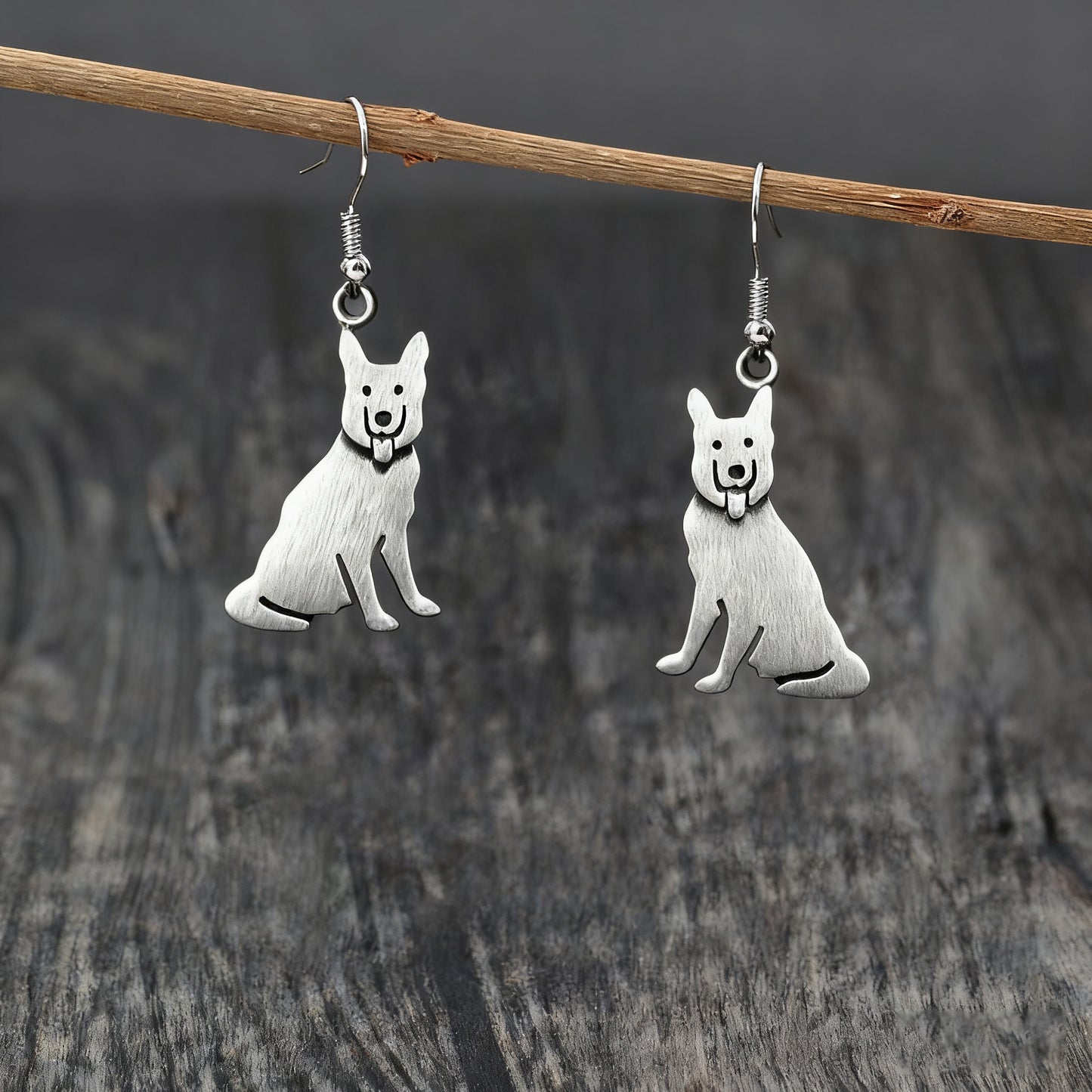 German Shepherd Earrings