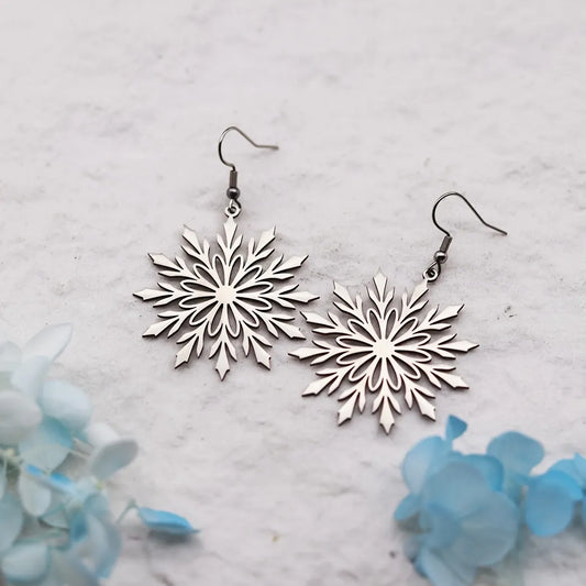 Vintage Snowflake Earrings