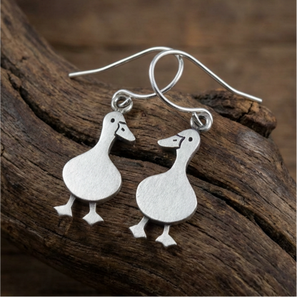Vintage Duck Earrings