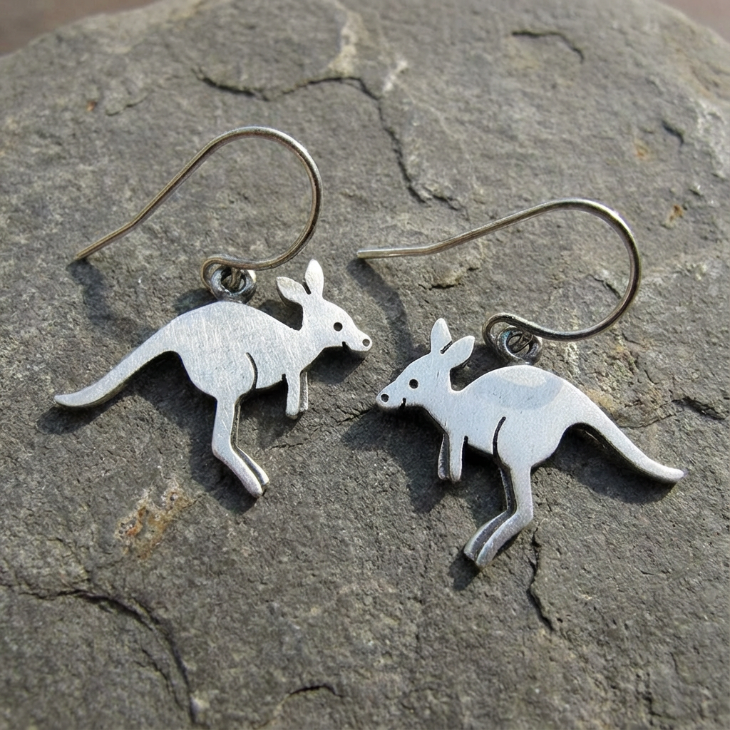 Vintage Kangaroo Earrings