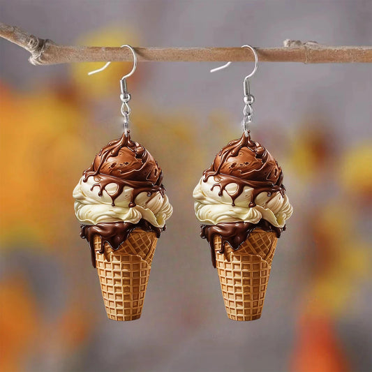 Christmas Ice Cream Earrings