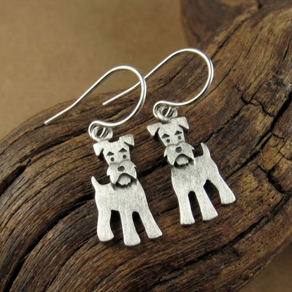 Vintage Schnauzer Earrings