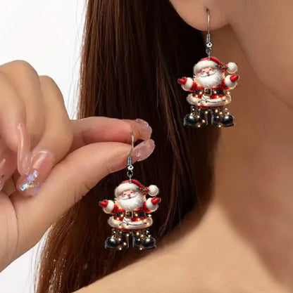 Christmas Santa Claus Earrings