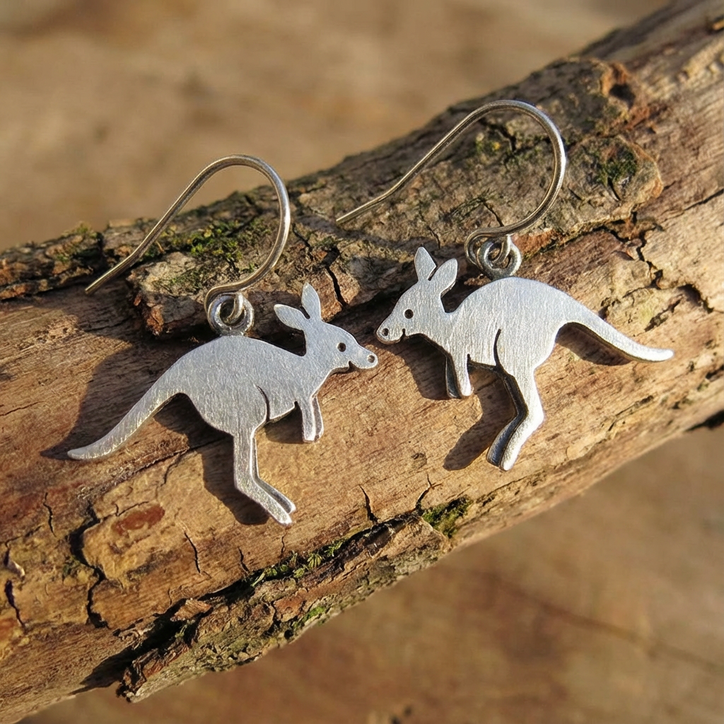 Vintage Kangaroo Earrings