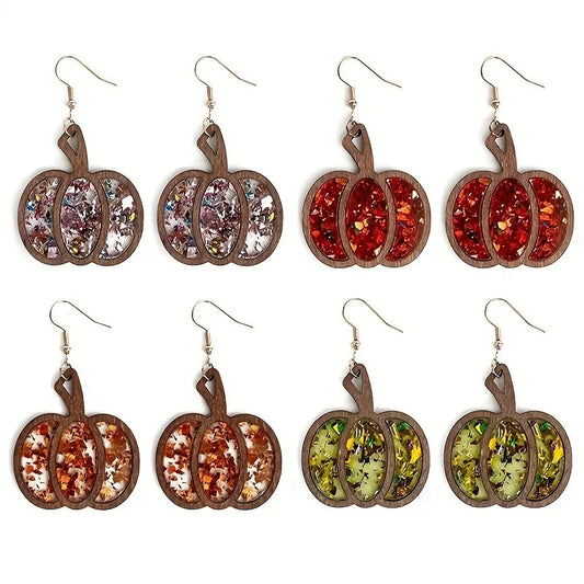 Vintage Pumpkin Earrings