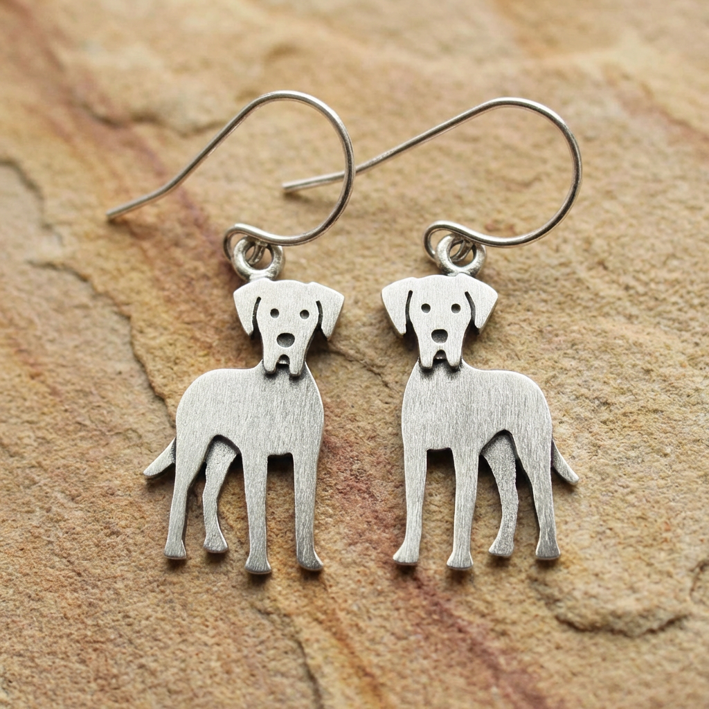 Tiny Great Dane Earrings