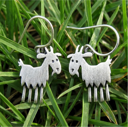 Vintage Goat Earrings