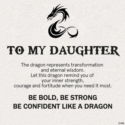Be Confident Like a Dragon Dragon Necklace