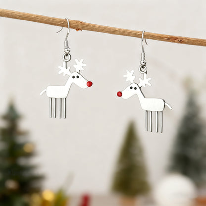 Vintage Rudolph Earrings