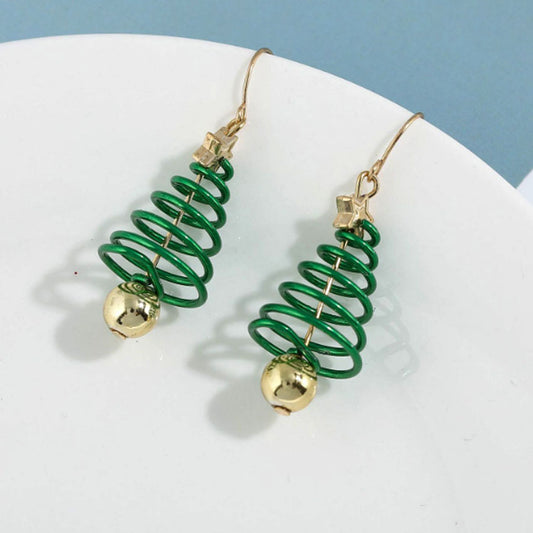 Star Christmas Tree Earrings