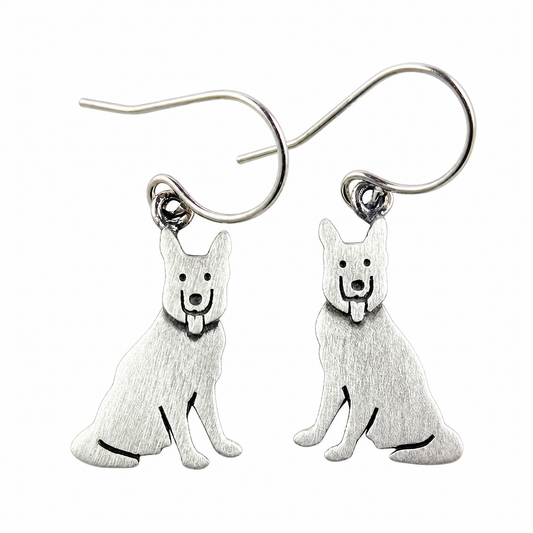 German Shepherd Earrings
