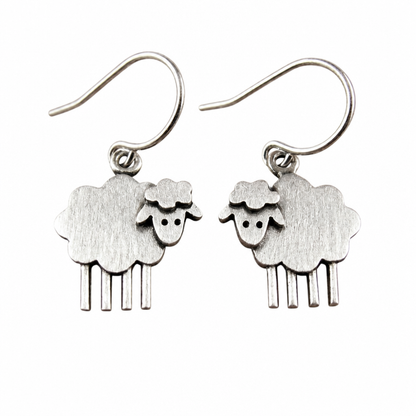 Vintage Sheep Earrings