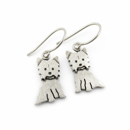 Tiny Yorkshire Terrier Earrings