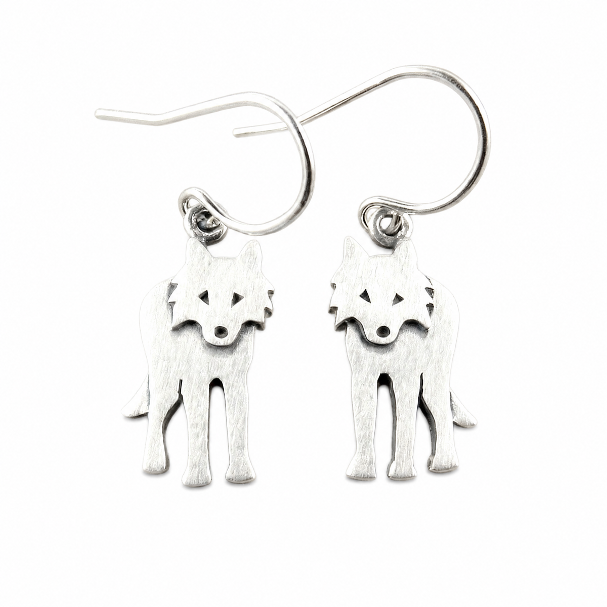 Vintage Wolf Earrings