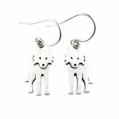 Vintage Wolf Earrings