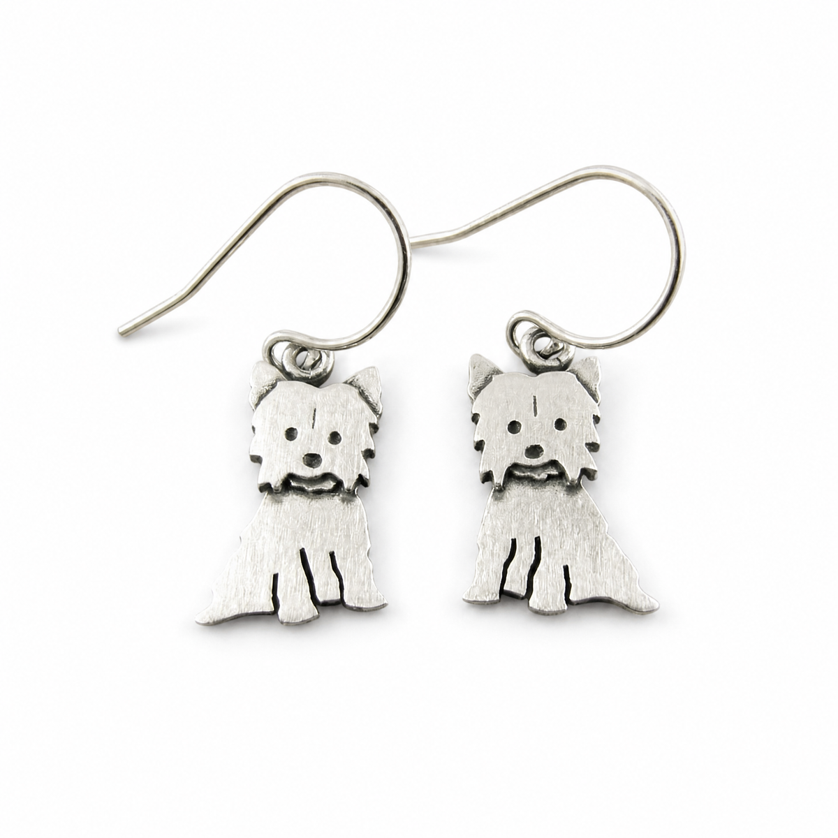 Tiny Yorkshire Terrier Earrings