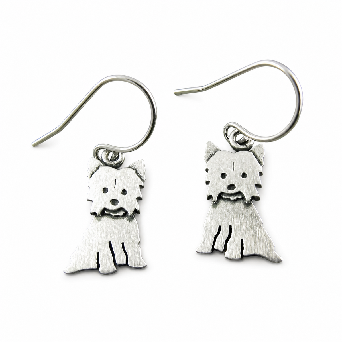 Tiny Yorkshire Terrier Earrings