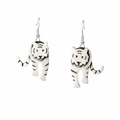 Vintage Tiger Earrings