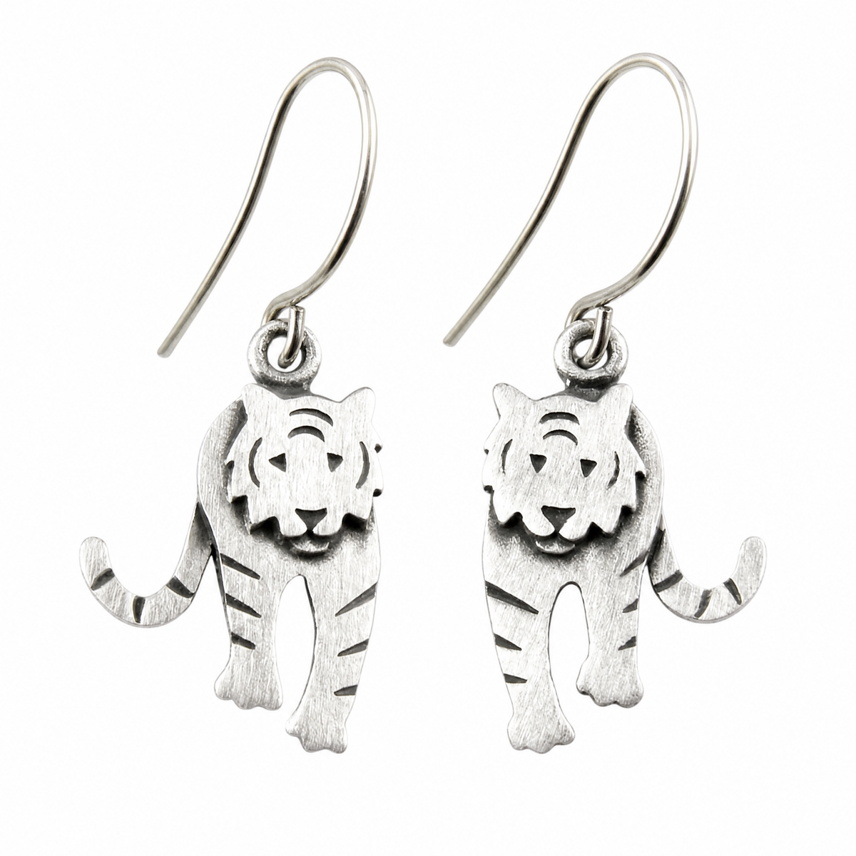 Vintage Tiger Earrings