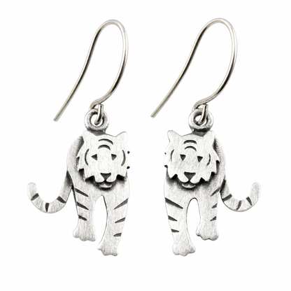 Vintage Tiger Earrings
