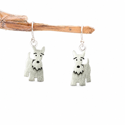 Vintage Scottish Terrier Earrings
