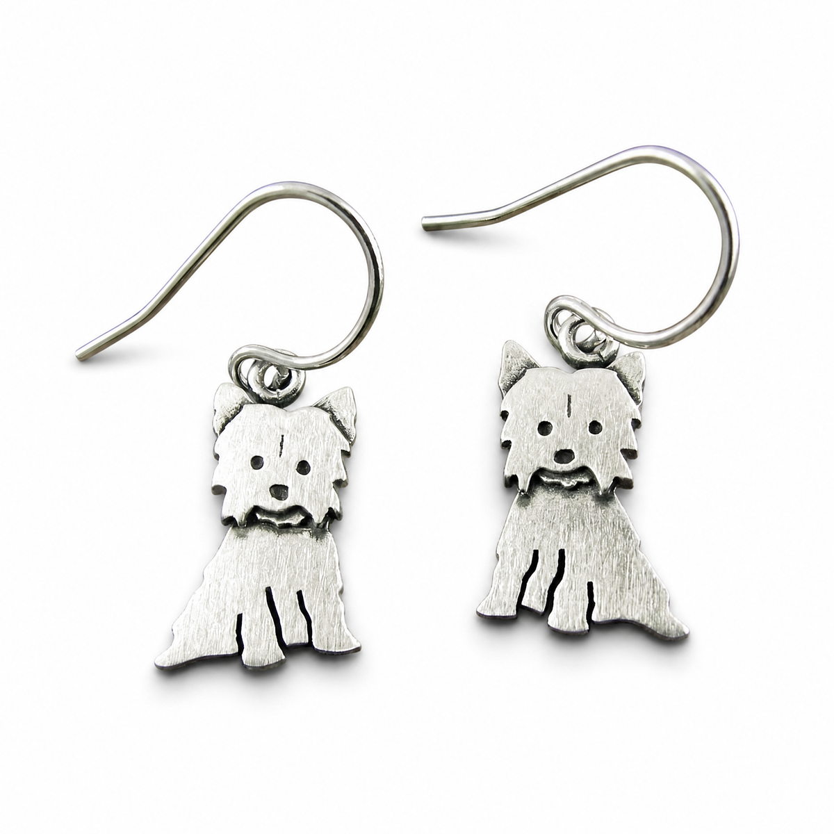 Tiny Yorkshire Terrier Earrings