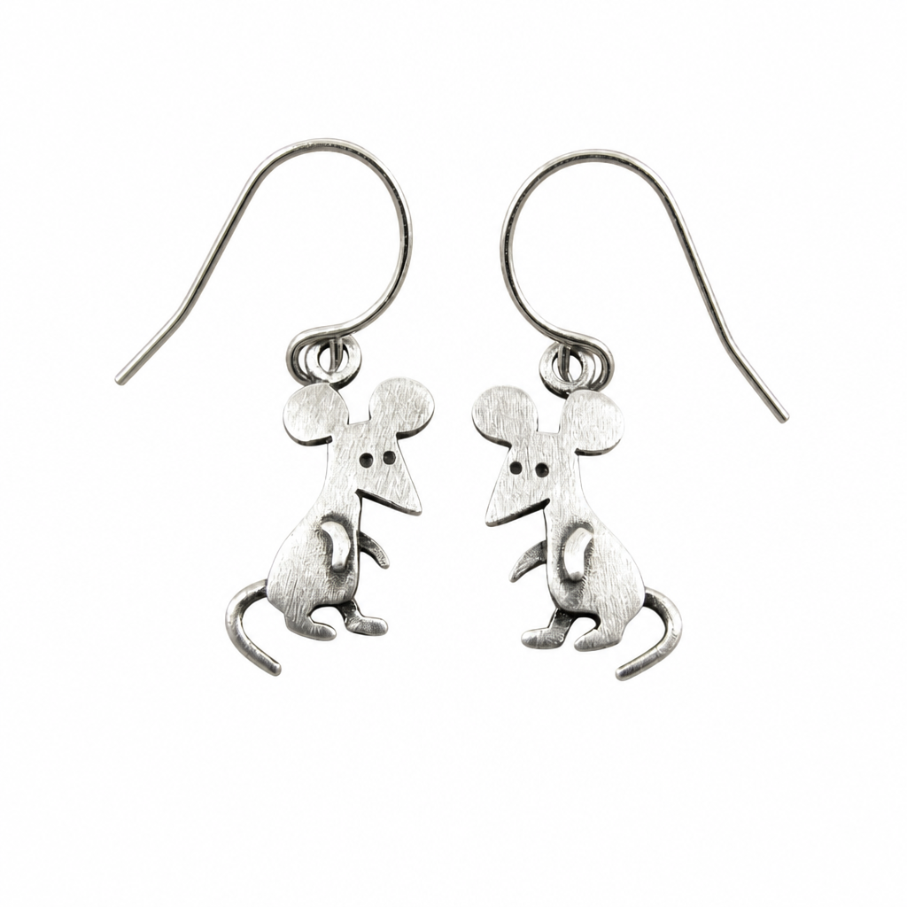 Vintage  Mouse Earrings