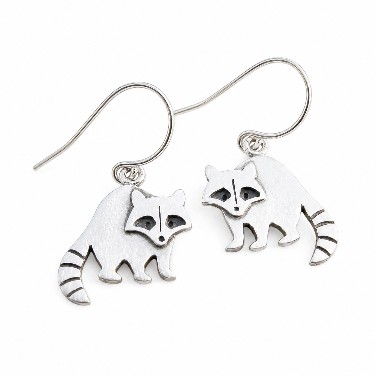 Vintage Raccoon Earrings