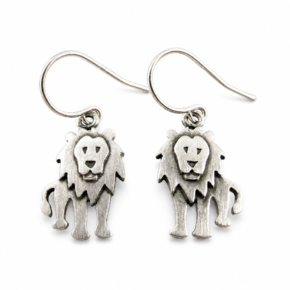 Vintage Lion Earrings